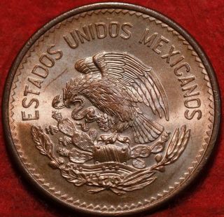 Uncirculated 1944 Mexico 20 Centavos Foreign Coin