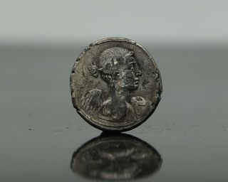 Roman Silver Coin Octavian Ar Republican Denarius 30 - 27 Bc
