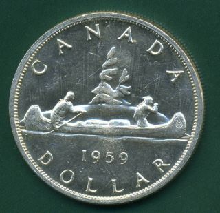 1959 Canada Silver Dollar.