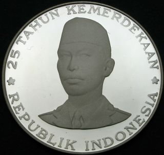 Indonesia 1000 Rupiah 1970 Proof - Silver - General Sudirman - ¤