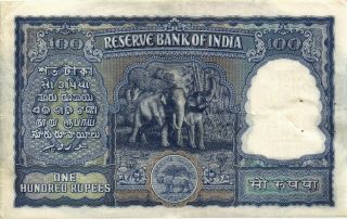 India 100 Rupees ND 2