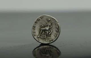 Roman Silver Coin Aelius Caesar AR Denarius 136 - 138 AD 2
