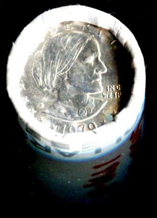 E52 Roll 1979 - D Susan Anthony (25) Dollars Brilliant Uncirculated Coins Money