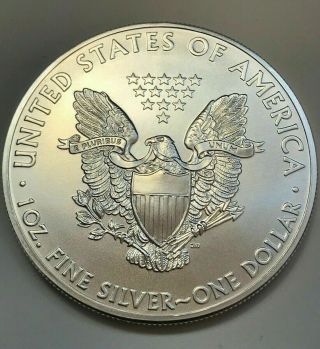 One BU roll of 20 - - 2015 American Eagles 1 oz silver coins.  No spot gems 2