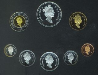 1998 Canada Proof Set Of Canadian Coinage Celebrating 125 Years Of RCMP 2