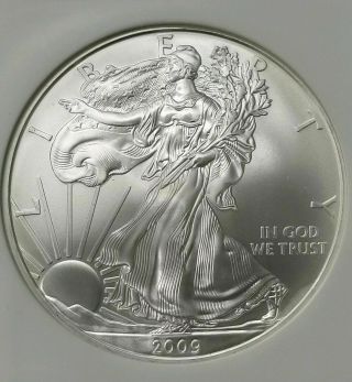 One Bu Roll Of 20 - - 2009 American Eagles 1 Oz Silver Coins.  No Spot Gems