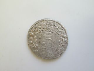 Sweden medieval silver coin,  Karl XI 1 öre 1670 Stockholm 2