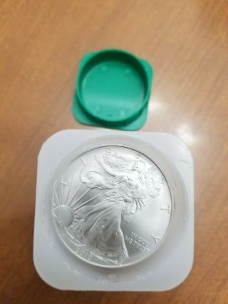 Roll Of 21 Silver American Eagle 2010 1oz.  999 Us American More Than 20