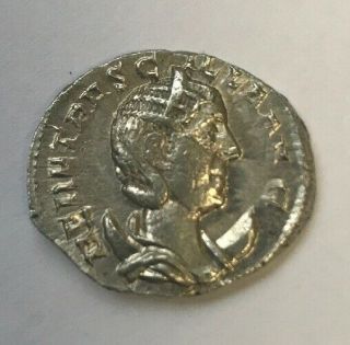 249 - 251 Ad Roman Empire Herennia Etruscilla Silver Antoninianus Littleton Coin