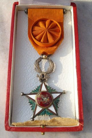 Military Order No1.  Marocco Ww1 Royal Order Ouissam Alaouite Officer Military