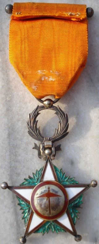 MILITARY ORDER No1.  MAROCCO WW1 Royal Order Ouissam Alaouite Officer Military 4