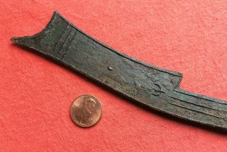 China Ancient Warring States Bronze Knife Money 5