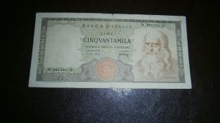 Italy 50.  000 Lire 1967