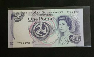 Bank Of Isle Of Man Government,  1 Pound 1983,  Unc
