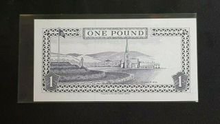 BANK OF ISLE OF MAN GOVERNMENT,  1 POUND 1983,  UNC 2