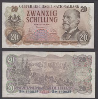 Austria 20 Schilling 1956 (vf) Banknote P - 136