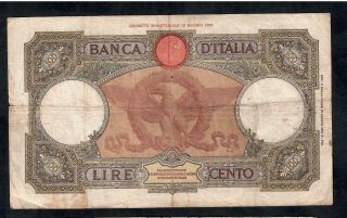 100 Lire From Italy 1937 2