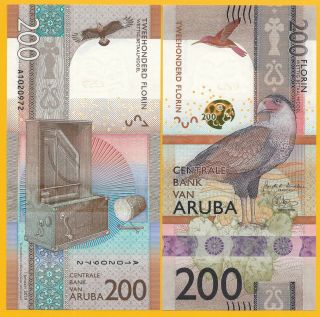 Aruba 200 Florin P - 2019 Unc Banknote