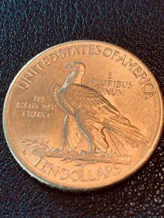 1910 D US Indian Head Gold Eagle $10 Ten Dollar 3