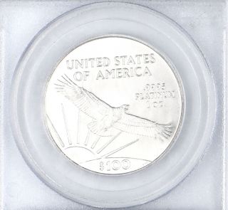 2004 $100 PLATINUM EAGLE.  9995 FINE PCGS MS69 US COLLECTIBLE COIN STATUE LIBERTY 4