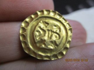 bracteate brakteat Medieval gold from swiss SWITZERLAND.  BASEL jul19 2