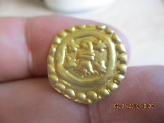 bracteate brakteat Medieval gold from swiss SWITZERLAND.  BASEL jul19 3
