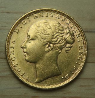 1871 Queen Victoria Gold Full Sovereign