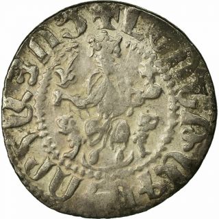 [ 654147] Coin,  Armenia,  Levon I,  Tram,  1198 - 1219 Ad,  Vf (30 - 35),  Silver