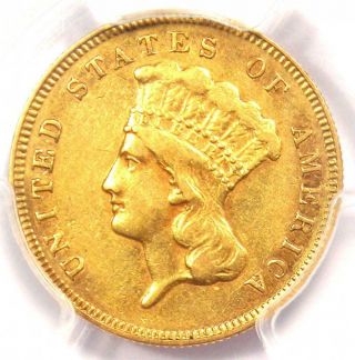 1878 Three Dollar Indian Gold Coin $3 - Certified PCGS XF Details - Rare 5