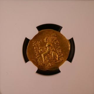 PONTIC KINGDOM,  Mithradates VI.  120 - 63 BC.  Gold Stater.  Tomis.  NGC - CHOICE AU. 2