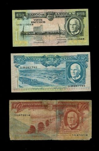 10 Angola complete 1962 issue P92 - 96 2