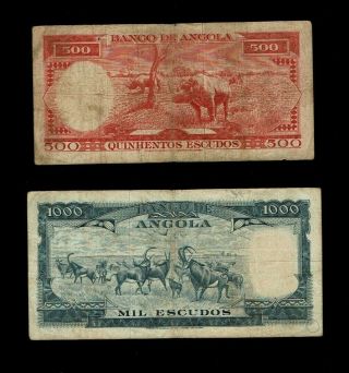 10 Angola complete 1962 issue P92 - 96 5