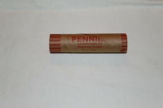 1982 - D LARGE DATE COPPER LINCOLN PENNY ROLLS ROLLS 2