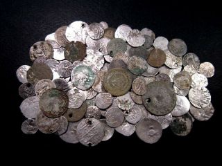 Low Grade Ottoman Islamic Silver Coins,  100pcs.