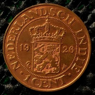 Netherlands Indies 1926 1 Cent Km315 02