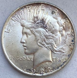 1922 - D Peace Silver $1 Dollar