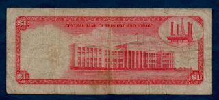 Trinidad & Tobago Banknote 1 Dollar 1964 F, 2