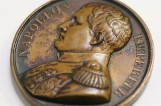 France Napoleon At St.  Helena 1840 Medal By Bovy 40mm B13 Shhh45
