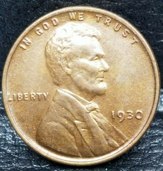 1930 Lincoln Wheat Penny Cent - Brilliant Uncirculated 01