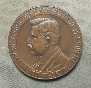 Victor D.  Brenner F.  : Frank C.  Higgins York Numismatic Club Organized 1908