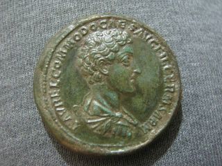 Sestertius Commodus,  As Caesar (ad 166 - 177)