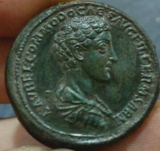 Sestertius Commodus,  as Caesar (AD 166 - 177) 3