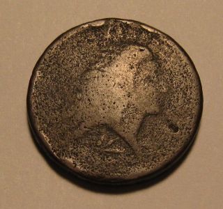 1793 Flowing Hair Large Cent Penny - Circulated / Rare - 54su - 2