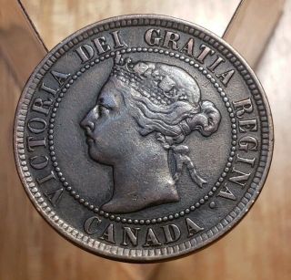 Canada 1894 Queen Victoria Large Cent - - Better Grade