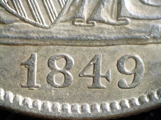 1849 Seated Liberty Half Dollar,  Wb - 103,  Breen 4815,  Uncertified Business Strike