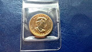 2006 1/4 Oz Canadian Gold Maple Leaf $10 Coin.  9999 Pure