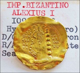 1092 - 1118 Ad Gold Byzantine Empire 4.  2 Grams Alexius I Av Hyperpyron Coin
