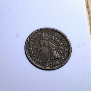 1864 Indian Head 1¢ Cent - Extra Fine