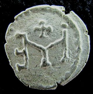 Merovingian Coinage Poitou - Metalus Vicus - Melle Silver Denier C.  800 Ad (m90)