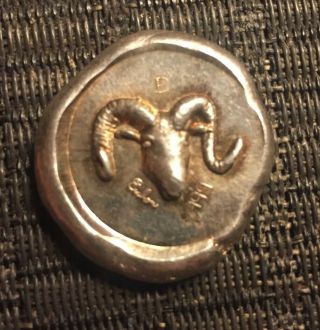 Rare Usvi 1980 1 Oz Old Hand Pour.  999 Silver Ingot Bar / Coin Us Virgin Island